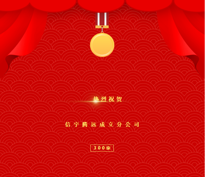 信宇腾远成功成立300家分公司！
